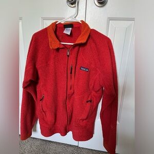 Patagonia Men’s Large Regulator/Polartec fleece jacket full zip Red